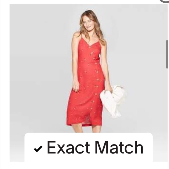 Universal Thread Small red floral dress - Picture 6 of 7